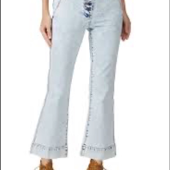 Ulla Johnson Ellis Acid Wash High Waist Jeans, $350 NWT Size US 6 - Picture 6 of 7